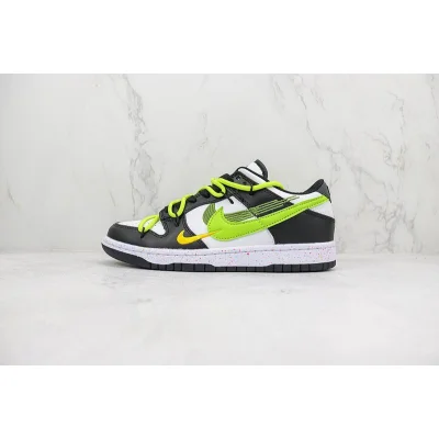Nike Dunk Low Custom "Multiple Swooshes/Green" фото № 2