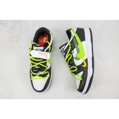 Nike Dunk Low Custom "Multiple Swooshes/Green" фото № 6