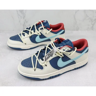 Nike Dunk Low Custom "Canyon Rust/White-Valerian Blue" фото № 5
