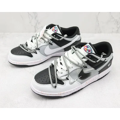 Nike Dunk Low Multi Swoosh «Triple color» фото № 5