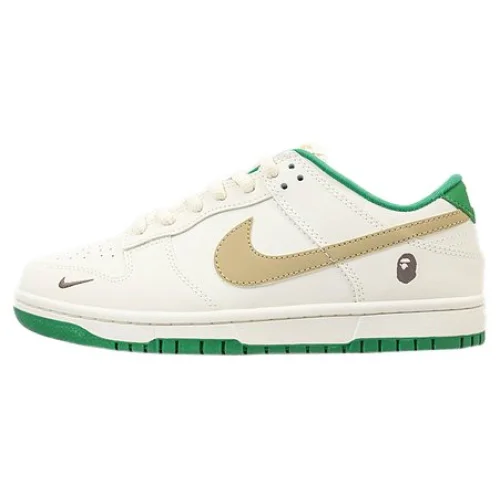 A Bathing Ape x Nike Dunk Low "Cream/Lawn Green/Mini Swoosh"