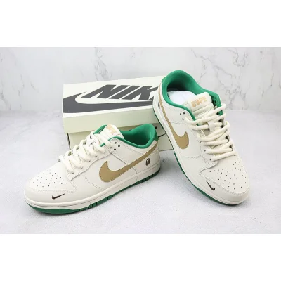 A Bathing Ape x Nike Dunk Low "Cream/Lawn Green/Mini Swoosh" фото № 7