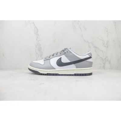 Nike Dunk Low "White/Cement Grey/Dark Grey" фото № 2