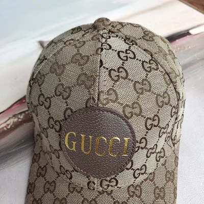 Кепка Gucci With Logo Patch "Brown" фото № 6
