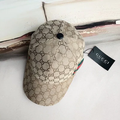 Кепка Gucci With Stripe Patch "Brown" фото № 3 Кепка Gucci With Stripe Patch "Brown" фото № 3