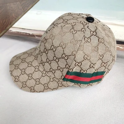 Кепка Gucci With Stripe Patch "Brown" фото № 4 Кепка Gucci With Stripe Patch "Brown" фото № 4