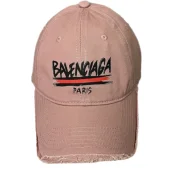 Кепка Balenciaga Paris Logo "Pink"