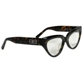 Оправа для очков Balenciaga Cat Eye Shaped Frame With Logo Letters "Brown"