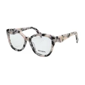 Оправа для очков Prada Rounded Square Form And Logo On Temples "White/Black"