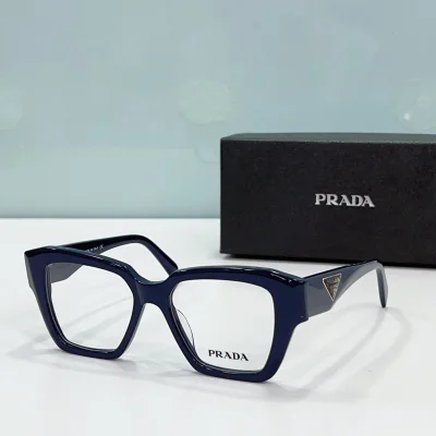 Оправа для очков Prada Square Frame With Logo Inside Triangle "Blue" фото № 2 Оправа для очков Prada Square Frame With Logo Inside Triangle "Blue" фото № 2