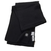 Шарф Stone Island Knitted Logo Patched "Black"