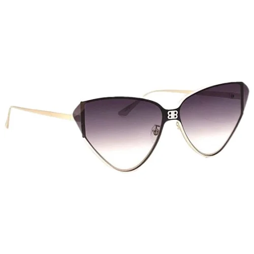 Солнцезащитные очки Balenciaga Triangle Shaped And Logo On Bridge Of The Nose "Purple"