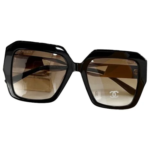 Солнцезащитные очки Balenciaga Temples With Inscriptions "Brown"