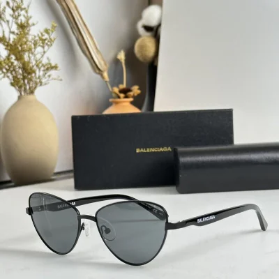 Солнцезащитные очки Balenciaga Drop Shaped "Gray" фото № 2