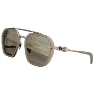 Солнцезащитные очки Chrome Hearts Fluted Frame And Aviator Shaped "Gray"