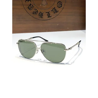 Солнцезащитные очки Chrome Hearts Temples With Decoration By Repeating Crosses "Green" фото № 4 Солнцезащитные очки Chrome Hearts Temples With Decoration By Repeating Crosses "Green" фото № 4