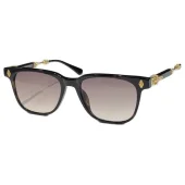 Солнцезащитные очки Chrome Hearts Temples Divided By Patterns "Brown/Gold"