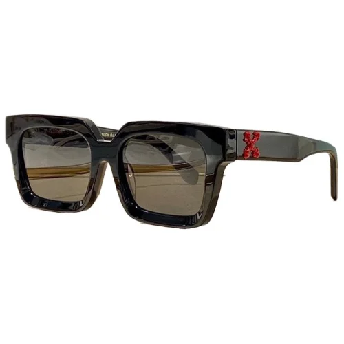 Солнцезащитные очки Chrome Hearts Wide Frame With Big Logo "Black/Red"