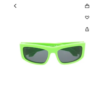 Солнцезащитные очки Off White Temples Decorated By Arrows "Green" фото № 3