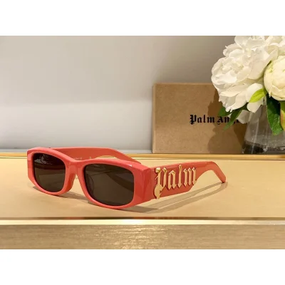 Солнцезащитные очки Palm Angels With Inscription On Temples "Pink" фото № 2