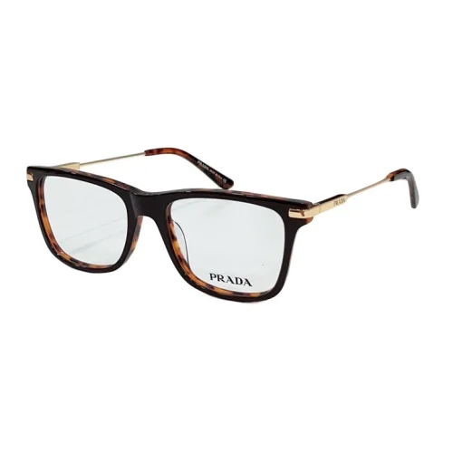 Оправа для очков Prada Square Frame With Thin Temples "Brown/Ginger"