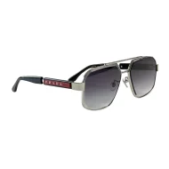 Солнцезащитные очки Prada Aviator Frame With Thin Temples And Logo "Black/Silver"