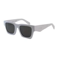 Солнцезащитные очки Prada Triangle Shaped Temples "White/Gray"