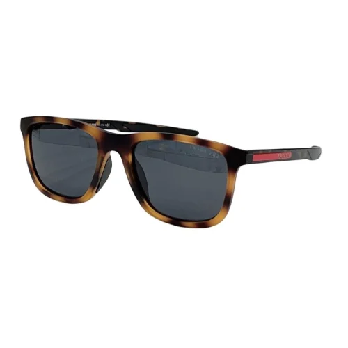 Солнцезащитные очки Prada Logo On Frame "Brown/Ginger"