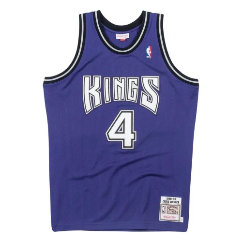 Баскетбольная Джерси Mitchell And Ness Sacramento Kings №4 Chris Webber "Lilac"