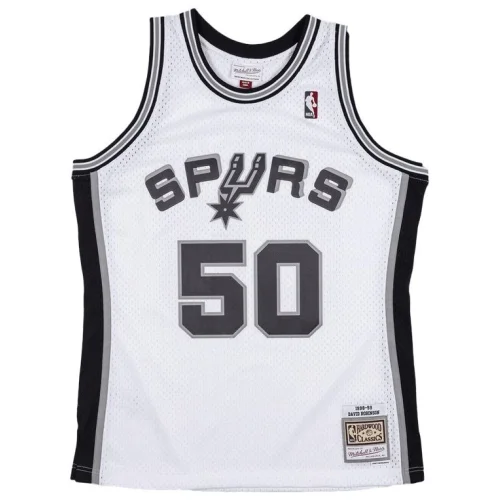 Баскетбольная Джерси Mitchell And Ness San Antonio Spurs №50 David Robinson "White"