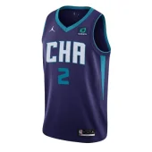 Баскетбольная Джерси NBA Charlotte Hornets 21-22 №2 LaMelo Ball "Violet"