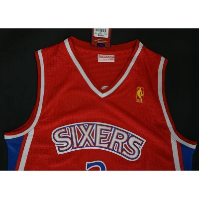 Баскетбольная Джерси NBA Philadelphia 76ers №3 Allen Iverson "Red" фото № 5 Баскетбольная Джерси NBA Philadelphia 76ers №3 Allen Iverson "Red" фото № 5