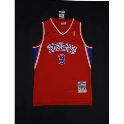 Баскетбольная Джерси NBA Philadelphia 76ers №3 Allen Iverson "Red" фото № 8 Баскетбольная Джерси NBA Philadelphia 76ers №3 Allen Iverson "Red" фото № 8