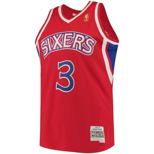 Баскетбольная Джерси NBA Philadelphia 76ers №3 Allen Iverson "Red"
