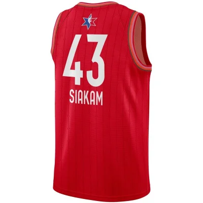 Баскетбольная Джерси NBA Toronto Raptors 20 №43 Pascal Siakam "Red" фото № 2