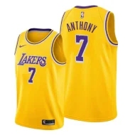 Баскетбольная Джерси Nike Los Angeles Lakers №7 Carmelo Anthony "Yellow"