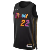 Баскетбольная Джерси Nike Miami Heat 21-22 №22 Jimmy Butler With Logo "Black"