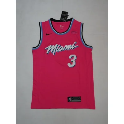 Баскетбольная Джерси Nike Miami Heat 18-19 №3 Dwyane Wade "Pink" фото № 6