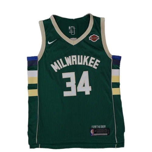 Баскетбольная Джерси Nike X NBA Milwaukee Bucks 17-18 №34 Giannis Antetokounmpo "Green"