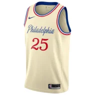 Баскетбольная Джерси Nike Philadelphia 76ers 19-20 №25 Ben Simmons "Beige"