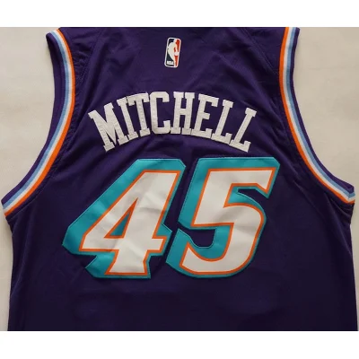 Баскетбольная Джерси Nike Utah Jazz 19-20 №45 Donovan Mitchell "Violet" фото № 3