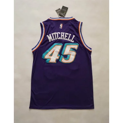 Баскетбольная Джерси Nike Utah Jazz 19-20 №45 Donovan Mitchell "Violet" фото № 4