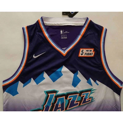 Баскетбольная Джерси Nike Utah Jazz 19-20 №45 Donovan Mitchell "Violet" фото № 5