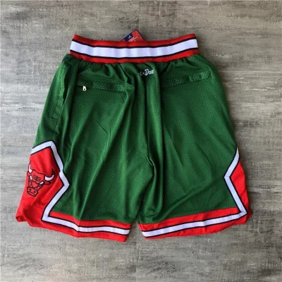 Баскетбольные Шорты Just Don Chicago Bulls With Logo "Green" фото № 3