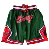 Баскетбольные Шорты Just Don Chicago Bulls With Logo "Green"