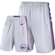 Баскетбольные Шорты Nike Philadelphia 76ers 17-18 "White"
