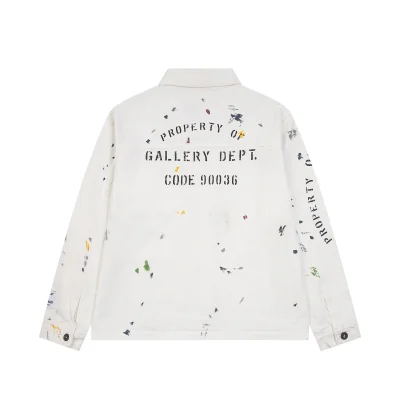 Джинсовая куртка Gallery Dept Colored Dots "White" фото № 2