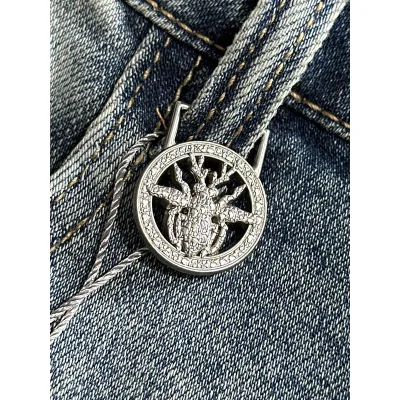 Джинсы Christian Dior Brown Backside Stripe With Gold Insect "Blue" фото № 3