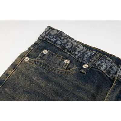 Джинсы Christian Dior Yellow Stripe Dior "Navy Blue" фото № 6 Джинсы Christian Dior Yellow Stripe Dior "Navy Blue" фото № 6