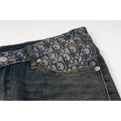 Джинсы Christian Dior Yellow Stripe Dior "Navy Blue" фото № 2 Джинсы Christian Dior Yellow Stripe Dior "Navy Blue" фото № 2